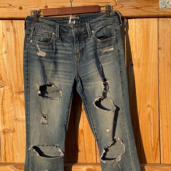 Take 50% OFF- Project Runway Ripped Jeans, Size-4 - Picture 3 of 9